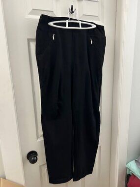 In Theory Pull-On Straight-Leg Pants